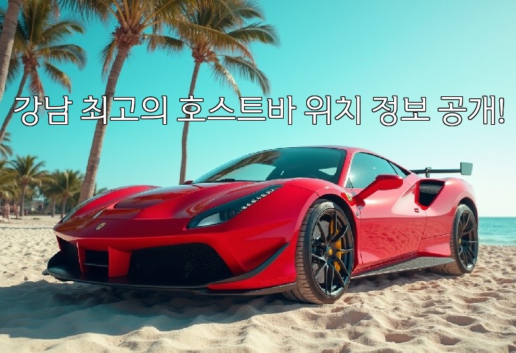 강남 최고의 호스트바 위치 정보 공개!
