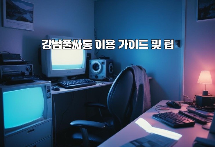 강남풀싸롱 이용 가이드 및 팁 강남풀싸롱 이용 가이드 및 팁